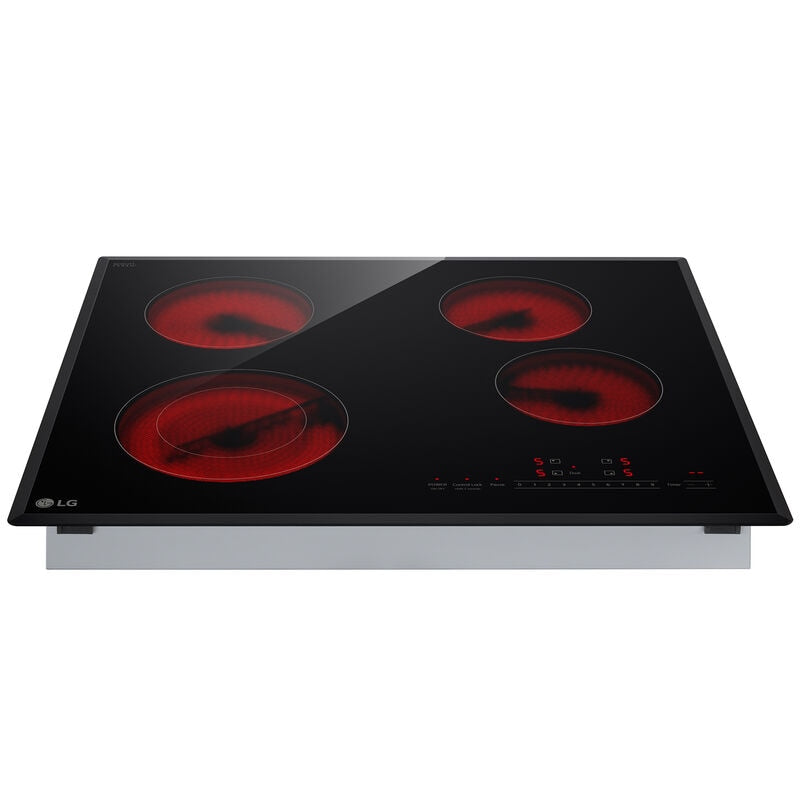 LG CBED2415B 24 in. 4-Burner Electric Cooktop - Black