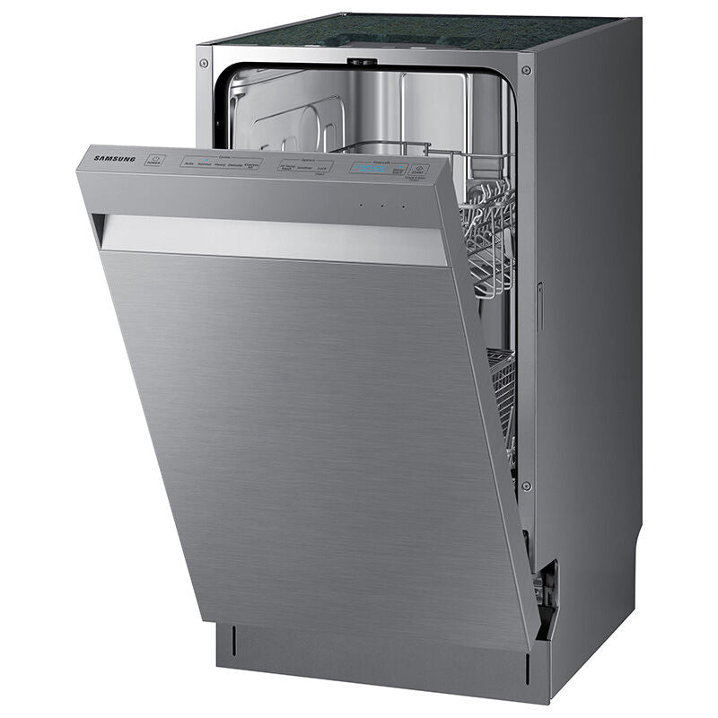 Samsung 18 in. Top Control Dishwasher with 46 dBa Sound Level, AutoRelease & Pocket - Fingerprint Resistant Stainless
