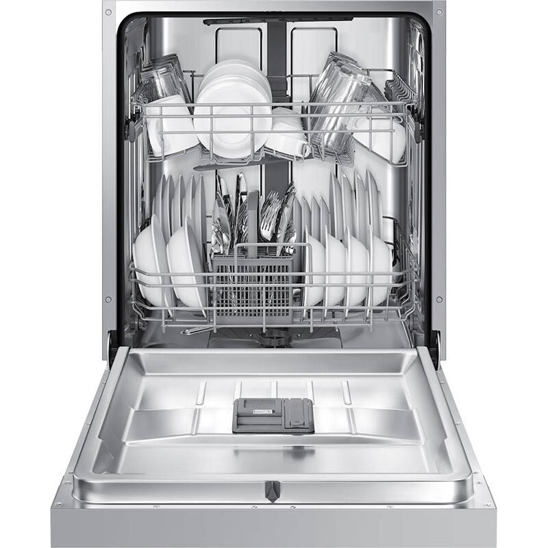 Samsung 24 in. Front Control Dishwasher with 52 dBa Sound Level & Pocket - Stainless Steel