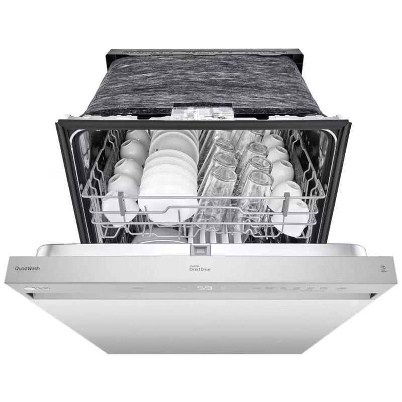 LG LDFN3432T 24 in. Front Control Dishwasher with 50 dBa Sound Level, Dynamic Dry & Pocket - Stainless Steel