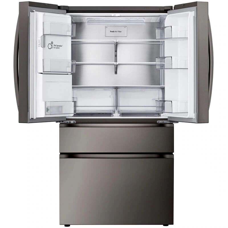 LG LF29H8330D 36 in. 28.6 cu. ft. Smart 4-Door French Door Refrigerator with Ice & Water Dispenser - PrintProof Black Stainless Steel