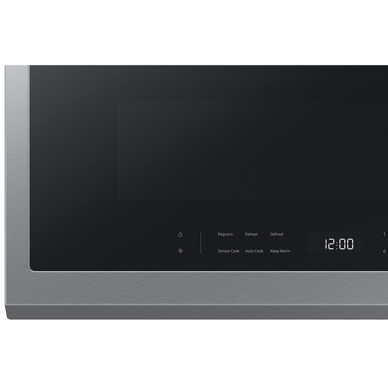Samsung ME21DG6300SR 30 in. 2.1 cu. ft. 1000W Smart Over-the-Range Microwave with 400 CFM & Sensor Cooking - Stainless Steel