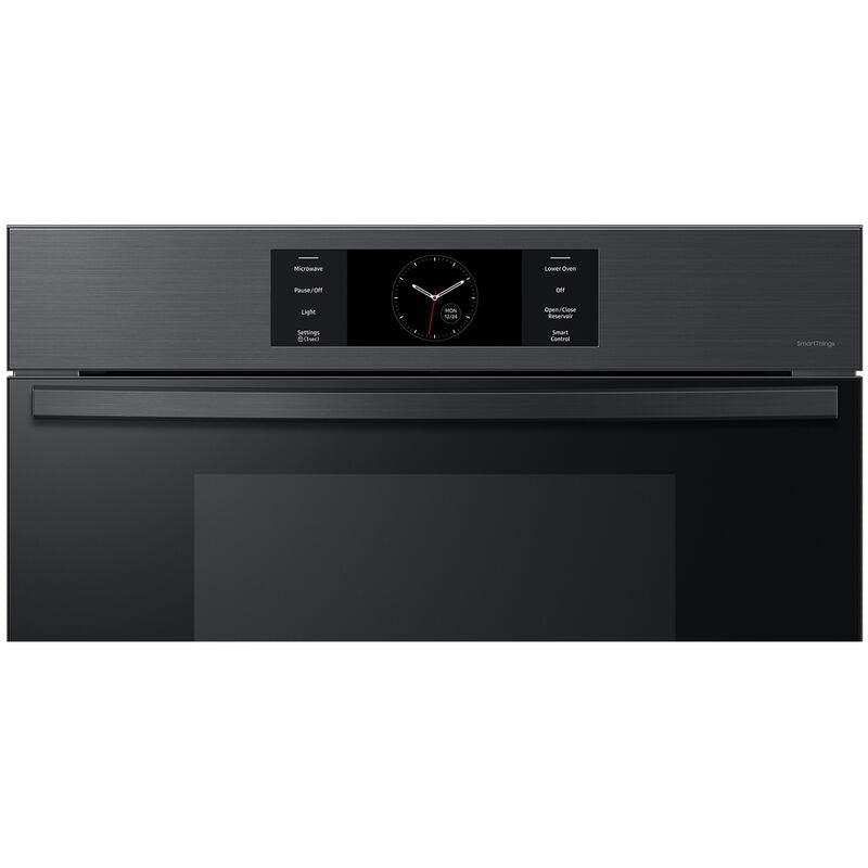 Samsung NQ70CG700DMT Bespoke 30 in. 7.0 cu. ft. Smart Speed/Steam Electric Microwave/Wall Oven Combo with Dual Convection & Sensor Cooking - Matte Black