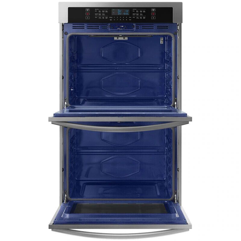 Samsung NV51T5511DS 30 in. 10.2 cu. ft. Smart Top Control Electric Double Wall Oven - Stainless Steel