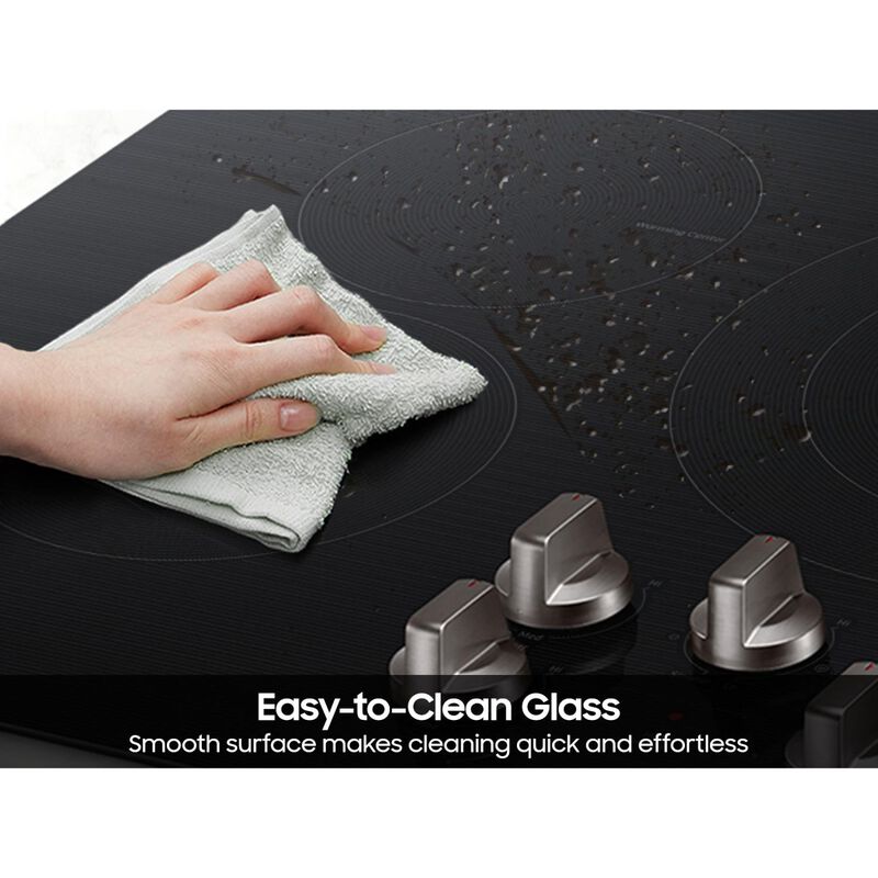 Samsung NZ36FG5332RK 36 in. 5-Burner Electric Cooktop with Simmer Burner & Power Burner - Black