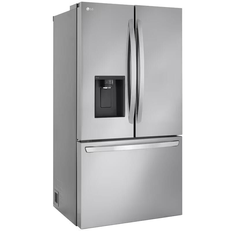 LG LRFXC2606S 36 in. 25.5 cu. ft. Smart Counter Depth French Door Refrigerator with Ice & Water Dispenser - PrintProof Stainless Steel
