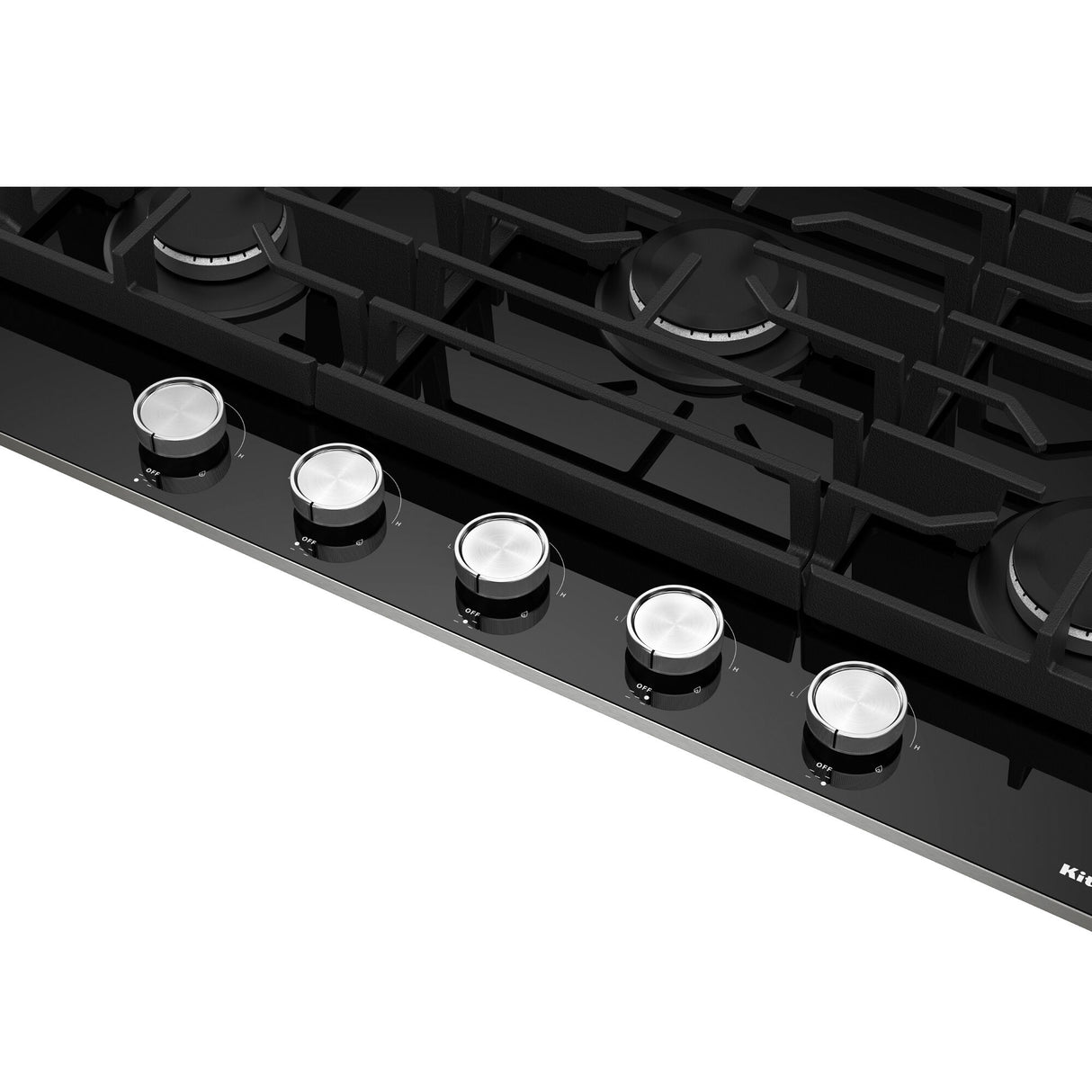 KitchenAid KCGG536PBL 36 Inch Gas Cooktop, product view 8