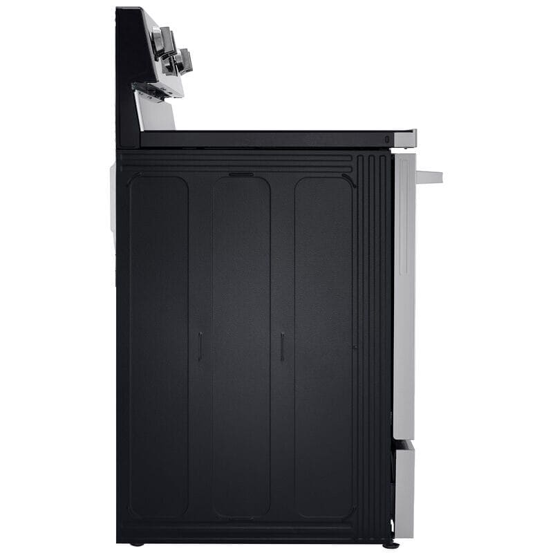 LG LREN6325XE 30 in. 6.3 cu. ft. Smart Air-Fry True European Convection Electric Range with Radiant Burners - PrintProof Stainless Steel