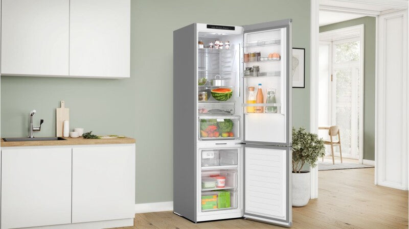 800 Series Freestanding Bottom Freezer Refrigerator 24" Easy Clean Brushed Steel - (B24CB80ESS) - BOSCH