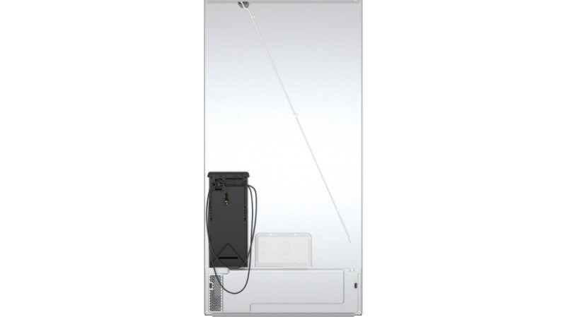 800 Series French Door Bottom Mount Refrigerator, Glass door 36" White - (B36CL81ENW) - BOSCH