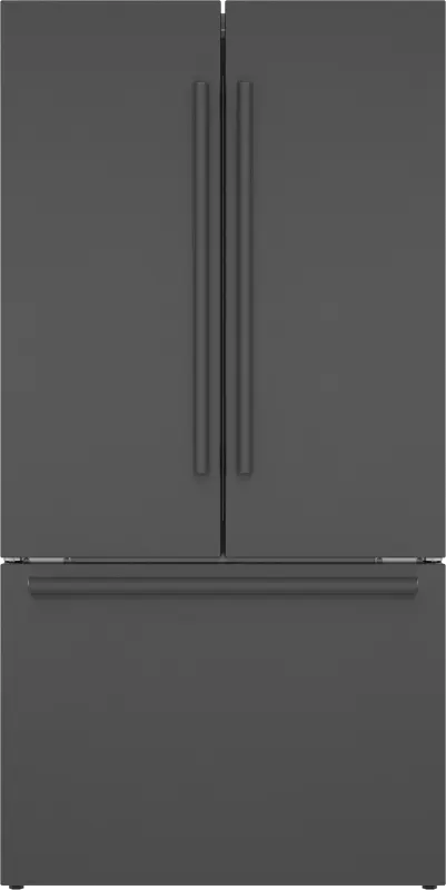 800 Series French Door Bottom Mount Refrigerator 36" Black Stainless Steel - (B36CT80SNB) - BOSCH