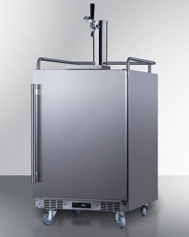 24" Wide Built-in Outdoor Commercial Beer Kegerator - (BC74OSCOM)