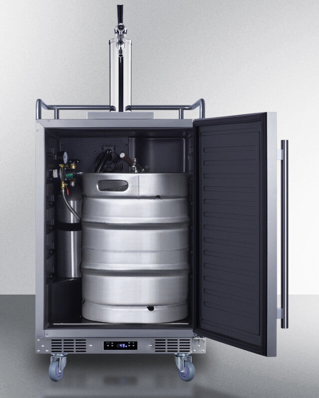 24" Wide Built-in Outdoor Commercial Beer Kegerator - (BC74OSCOM)