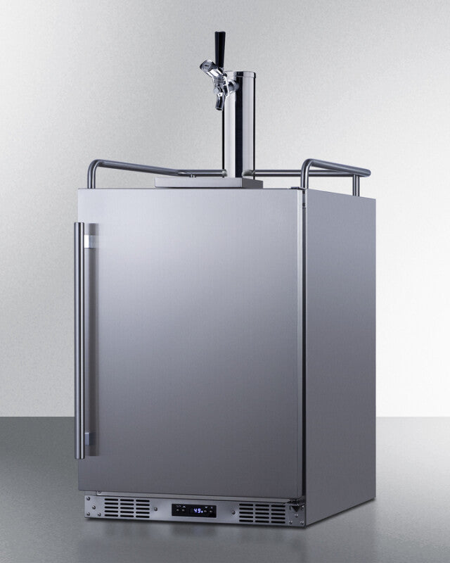 24" Wide Built-in Outdoor Commercial Beer Kegerator - (BC74OSCOM)