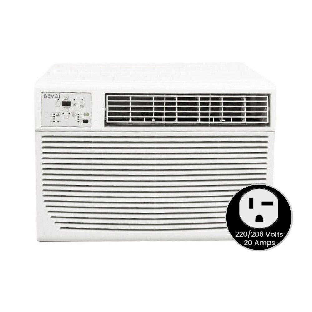 Bevoi 12,000 BTU Window Air Conditioner with Heat BEV12WiNHF | 220V 20A in White