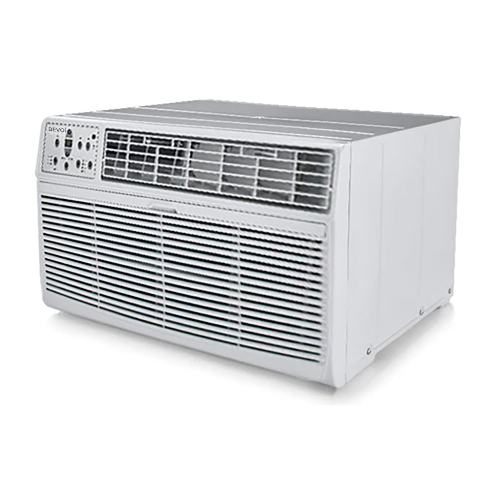 Bevoi 8,000 BTU Through The Wall Air Conditioner Heat and Cool BEVTTW81HF | 115V 15A in White