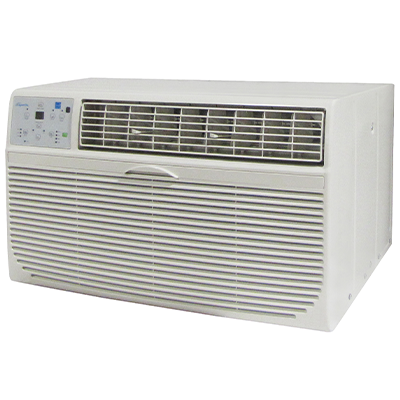 Comfort-Aire BGE-103R01 10,000 BTU through-the-wall air conditioner with electric heat, front view