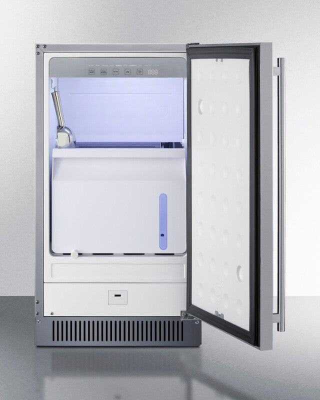 18" Wide Clear Icemaker, ADA Compliant - (BIM182ADA)