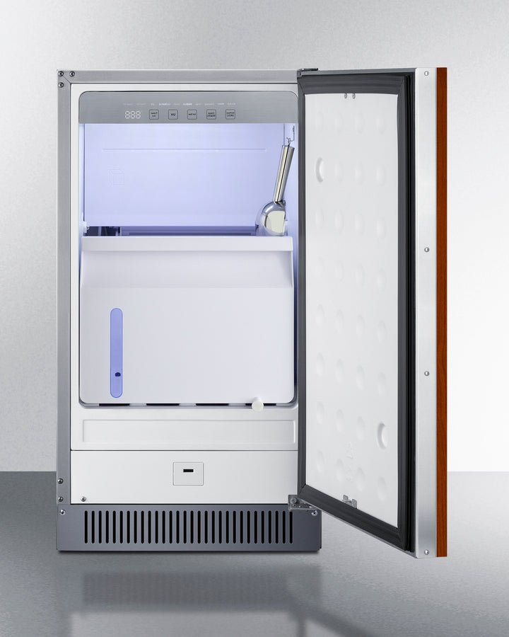 18" Wide Clear Icemaker, ADA Compliant (Panel Not Included) - (BIM182ADAIFLHD)