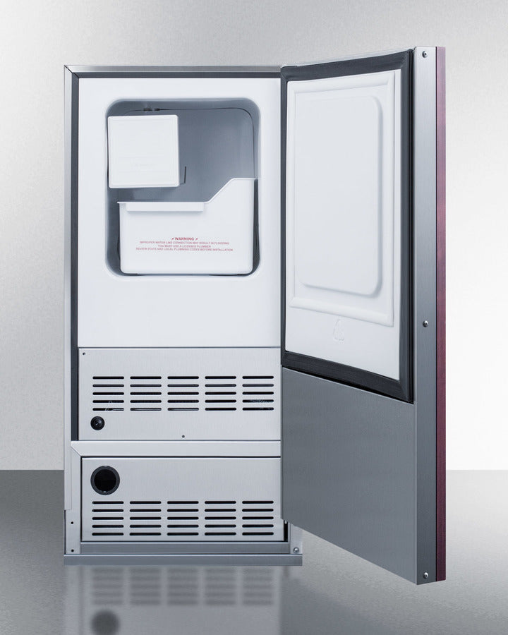 12 lb. Drain-Free Icemaker - (BIM25H34IF)