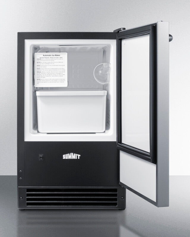 15 lb. Drain-Free Built-In Icemaker - (BIM26)