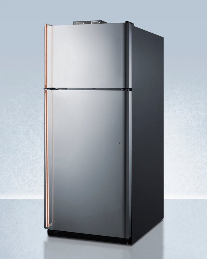 30" Wide Break Room Refrigerator-freezer With Antimicrobial Pure Copper Handles - (BKRF18PLCP)