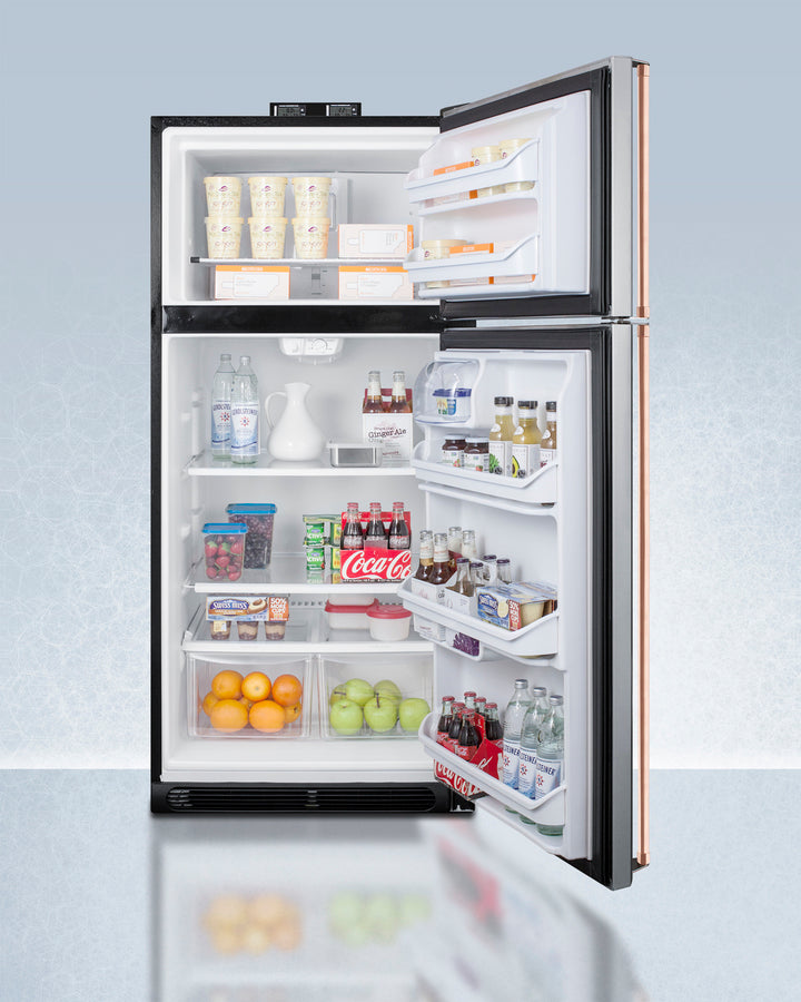 30" Wide Break Room Refrigerator-freezer With Antimicrobial Pure Copper Handles - (BKRF18PLCP)