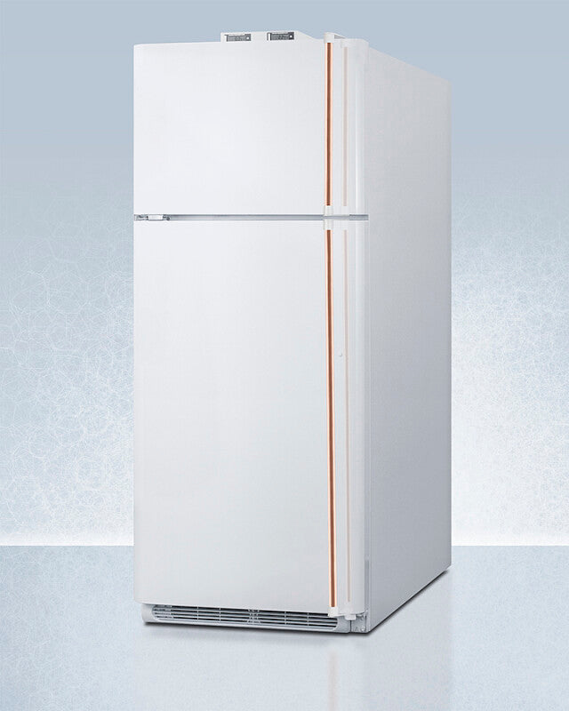 30" Wide Break Room Refrigerator-freezer With Antimicrobial Pure Copper Handle - (BKRF18WCPLHD)