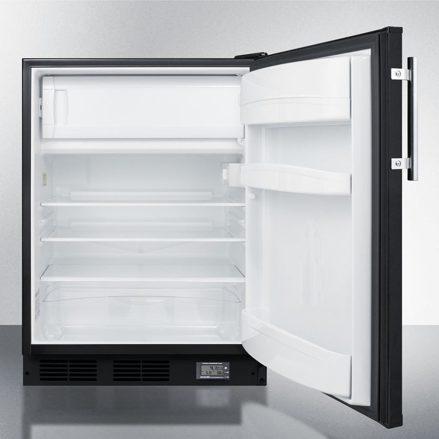 24" Wide Break Room Refrigerator-freezer, ADA Compliant - (BKRF663BBIADA)