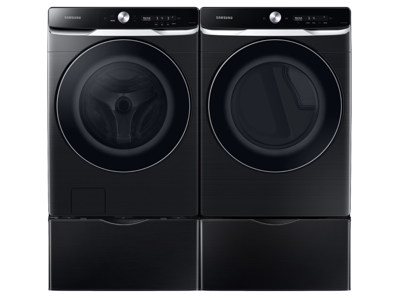 Front Load Washer with OptiWash and CleanGuard™, Dryer with Super Speed Dry and two 27” Pedestals set - (BNDL1624477867778)