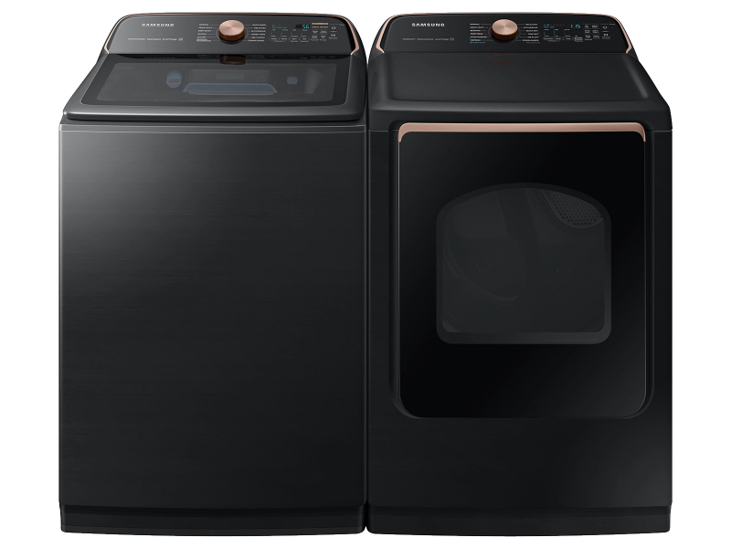 Smart Top Load Smart Steam Sanitize+ Washer and Steam Sanitize+ Electric Dryer package - (BNDL1634761948889)