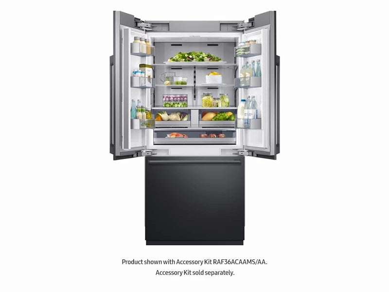 21 cu ft. Capacity 3-Door French Door Panel Ready 36" Built-In Chef Collection Refrigerator - (BRF365200AP) - SAMSUNG