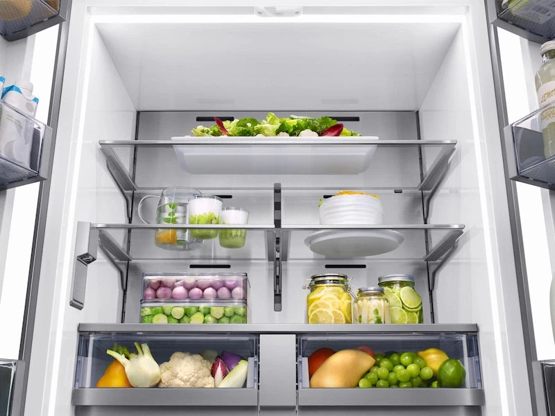 21 cu ft. Capacity 3-Door French Door Panel Ready 36" Built-In Chef Collection Refrigerator - (BRF365200AP) - SAMSUNG