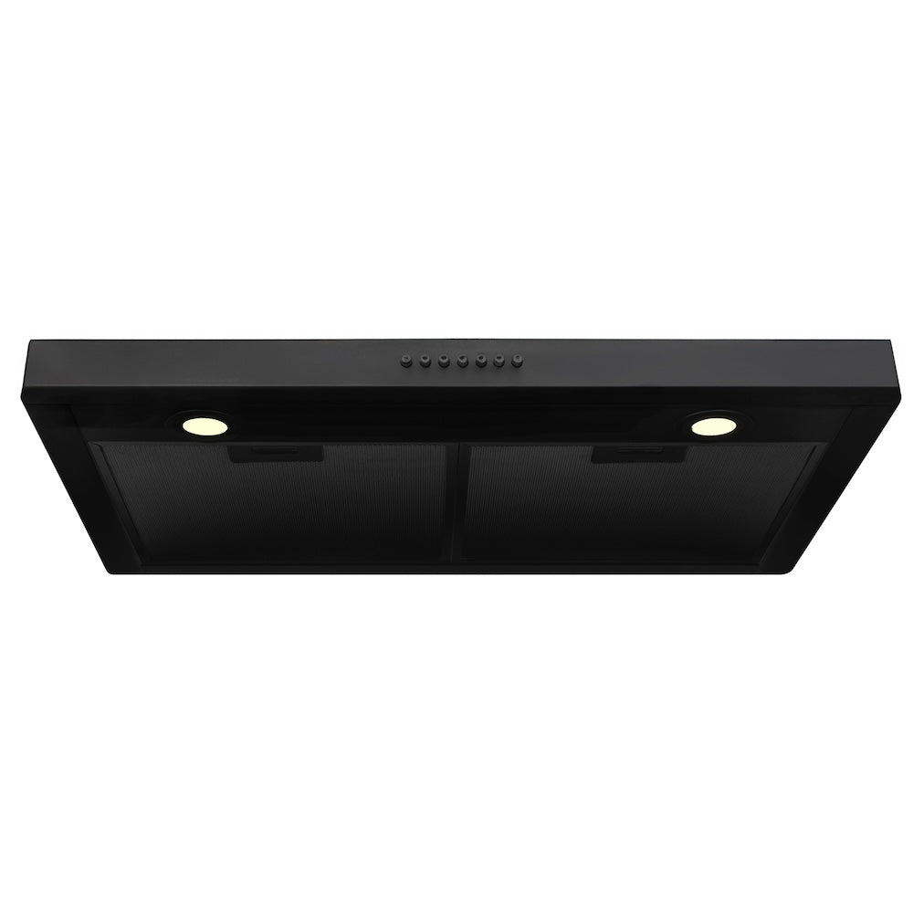 ZLINE 30 in. 400 CFM Ducted Under Cabinet Range Hood in Black Stainless Steel (BS617-30) - (BS61730) -
