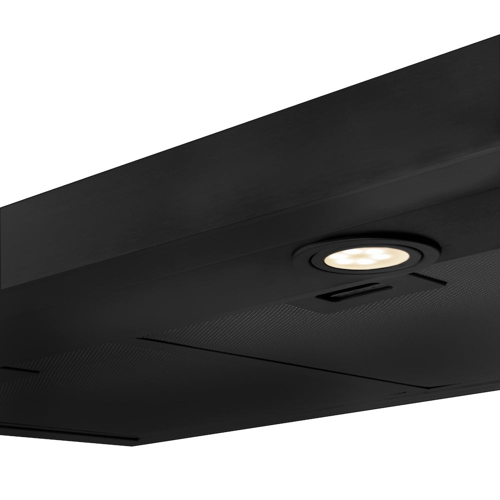 ZLINE 30 in. 400 CFM Ducted Under Cabinet Range Hood in Black Stainless Steel (BS617-30) - (BS61730) -