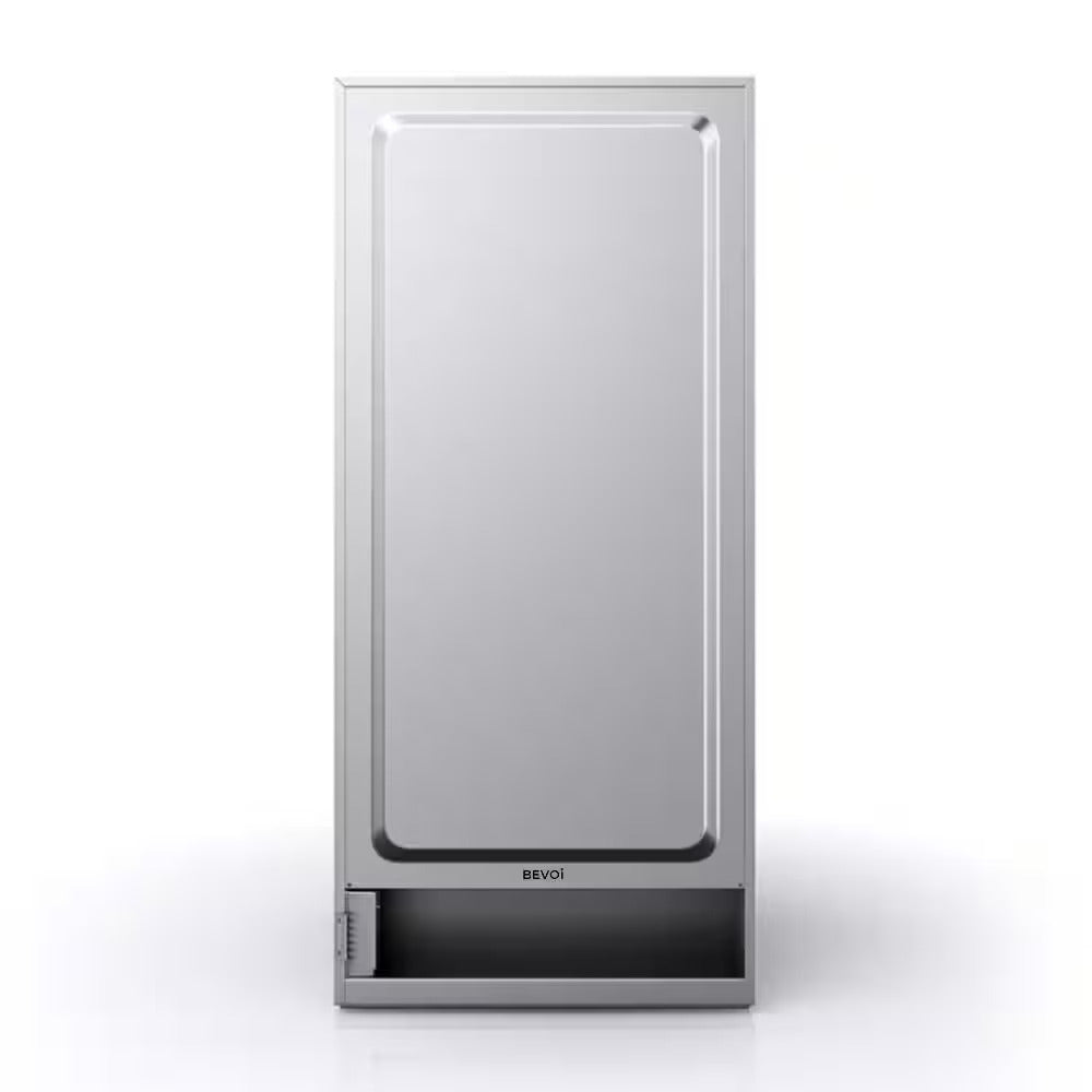 Bevoi 18 cu. ft. Top Freezer Refrigerator Stainless Steel - (BVIREF18SS)