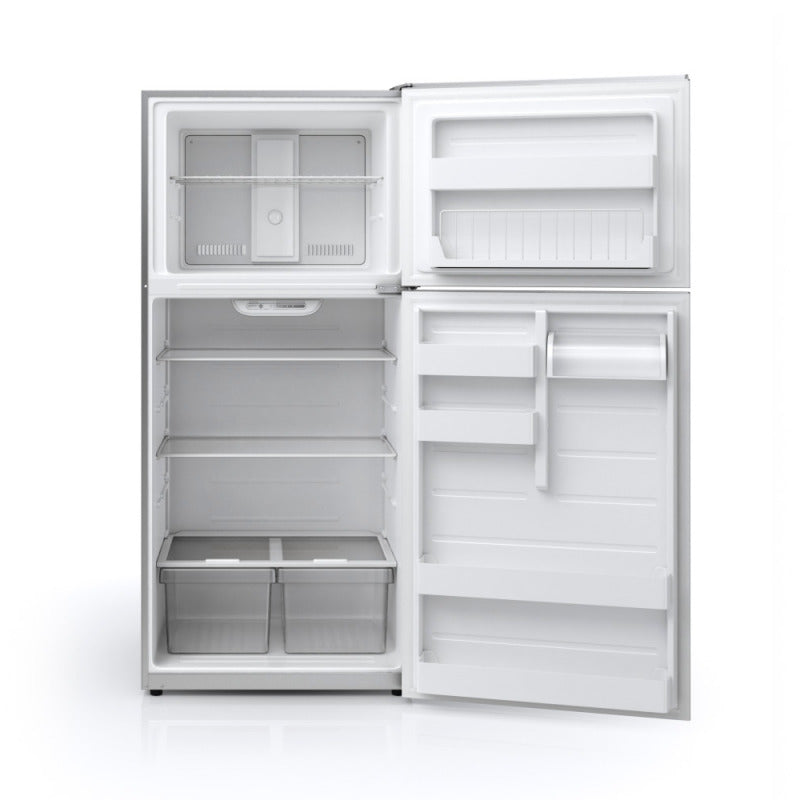 Bevoi 18 cu. ft. Top Freezer Refrigerator Stainless Steel - (BVIREF18SS)