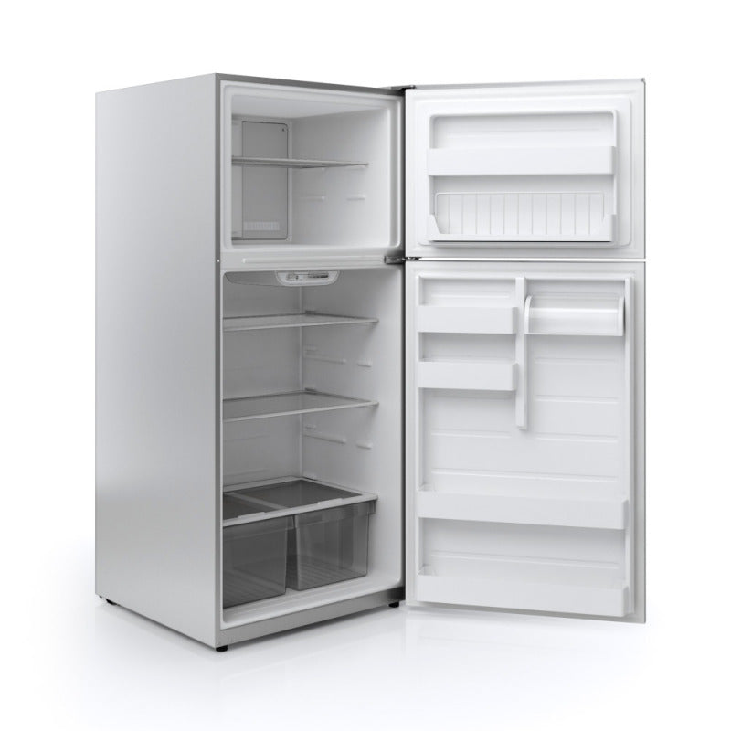 Bevoi 18 cu. ft. Top Freezer Refrigerator Stainless Steel - (BVIREF18SS)
