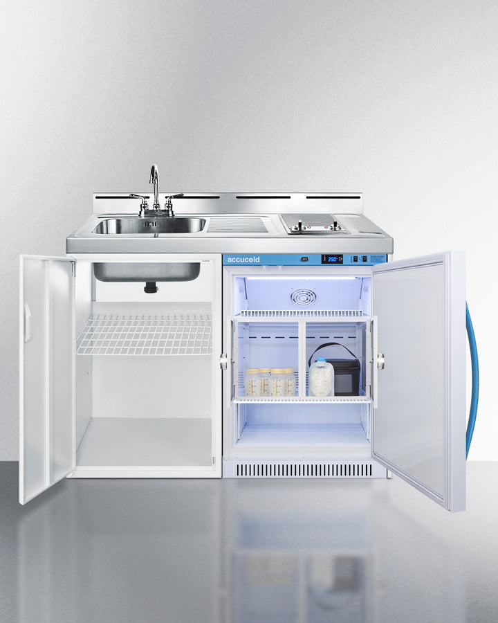 48" Wide All-in-one Wellness Room Kitchenette - (C48ELMCLK)