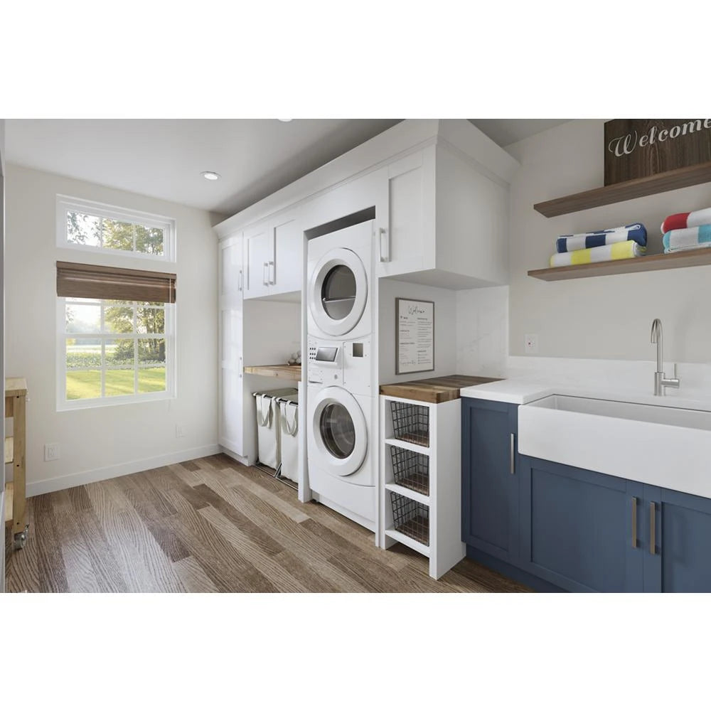 Commercial Electric Stack Washer/Dryer, Non-Vend - (CET9100GQ) - WHIRLPOOL