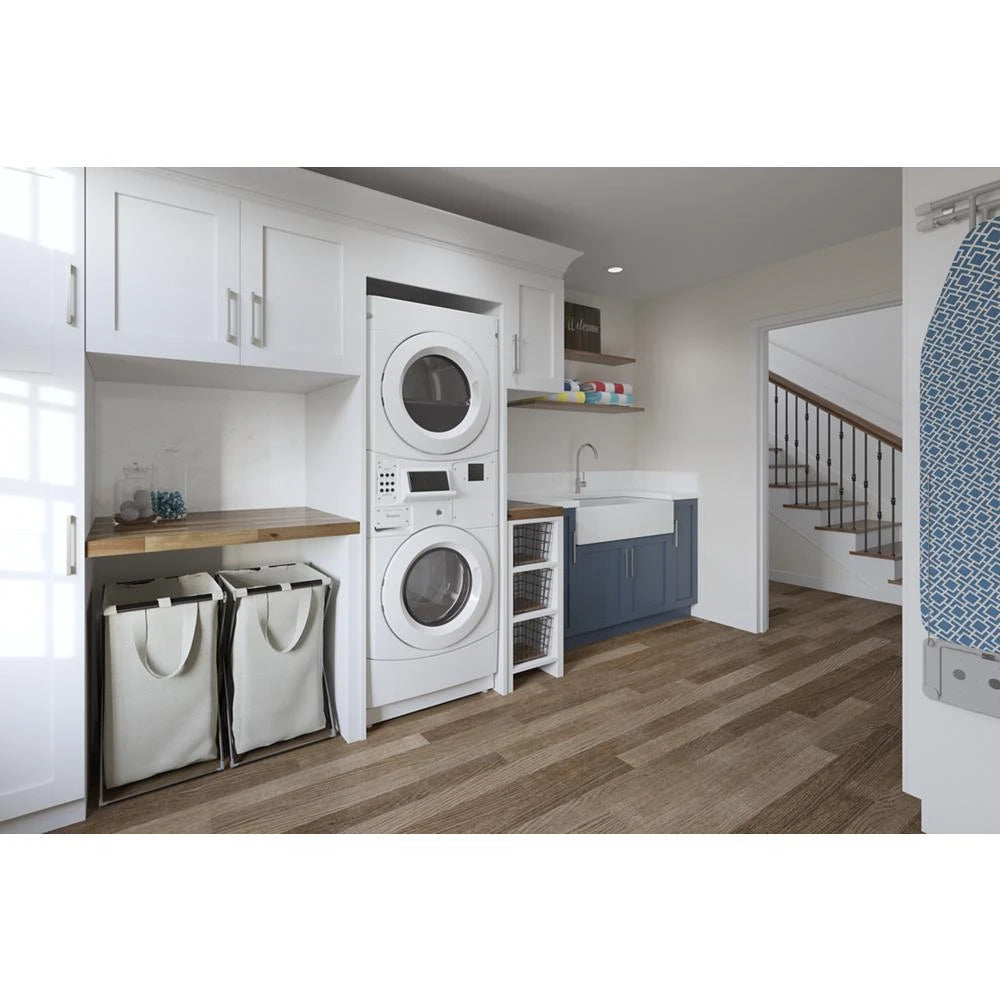 Commercial Electric Stack Washer/Dryer, Non-Vend - (CET9100GQ) - WHIRLPOOL