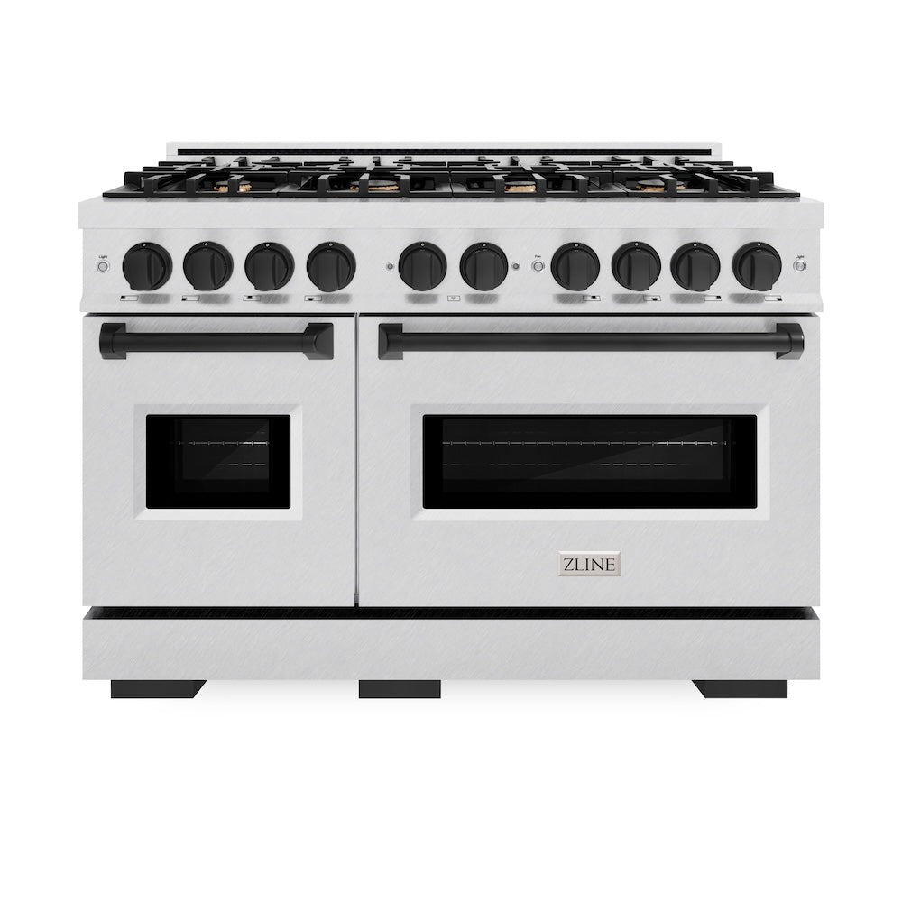 Autograph Edition 48 in. 6.7 cu. ft. Classic Double Oven Gas Range with 8 Burner Cooktop - (CGRSZ48MB) -