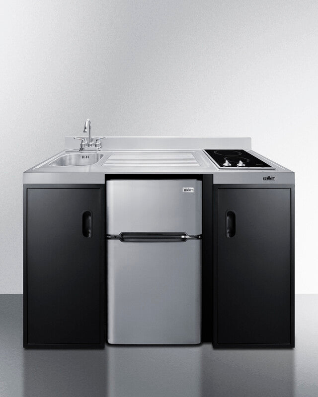 54" Wide All-in-one Kitchenette, ADA Counter Height - (CK55ADASINKL)