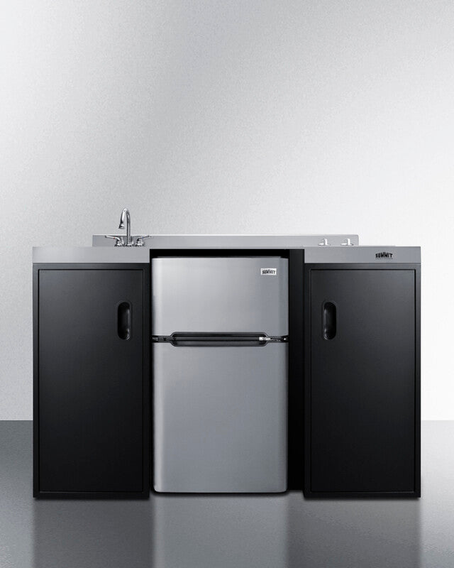 54" Wide All-in-one Kitchenette, ADA Counter Height - (CK55ADASINKL)