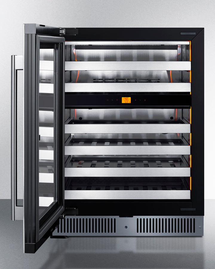 24" Wide Built-In Dual-Zone Wine Cellar - (CL244WC2LHD)