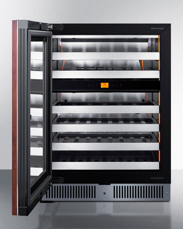 24" Dual Zone Built-In Wine Cellar (Panel Not Included) - (CL244WC2PNRLHD)
