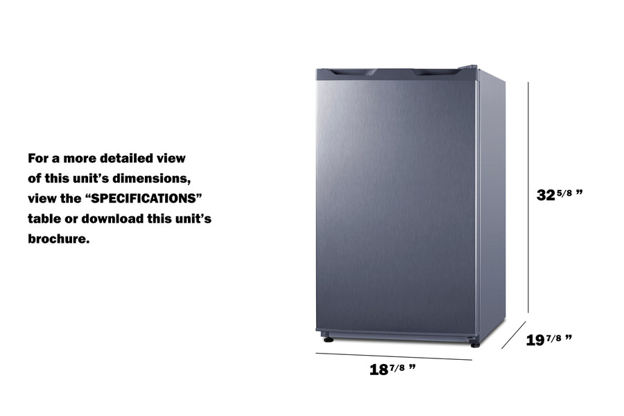 4.2 cu.ft. Compact Refrigerator-Freezer - (CM42PL)
