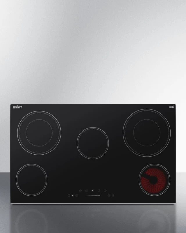 36" Wide 208-240v 5-burner Radiant Cooktop - (CR5B36T9B)