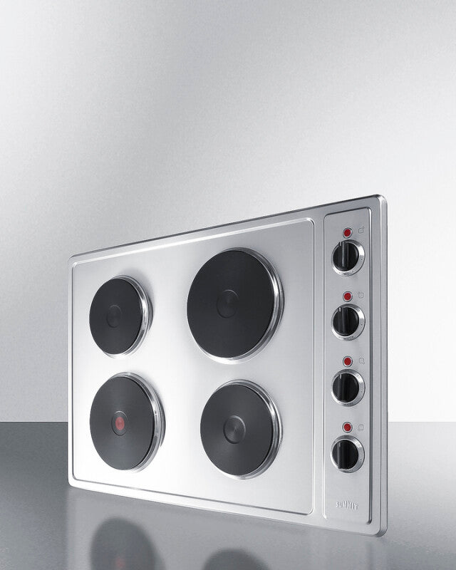 30" Wide 208/240V 4-Burner Solid Disk Cooktop - (CSD4B300)