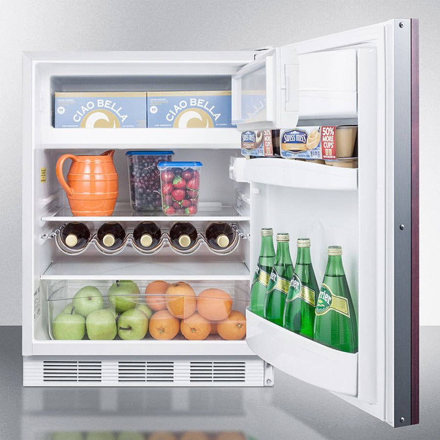 24" Wide Built-in Refrigerator-freezer, ADA Compliant (panel Not Included) - (CT661WBIIFADA)